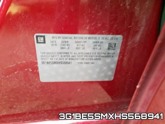 3G1BE5SMXHS568941 фото 2