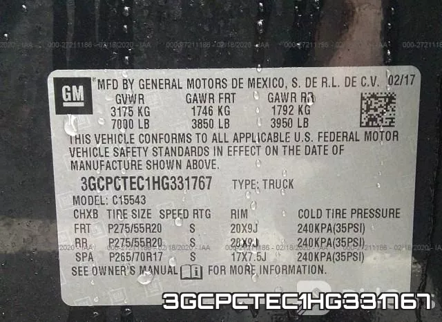 3GCPCTEC1HG331767 фото 10