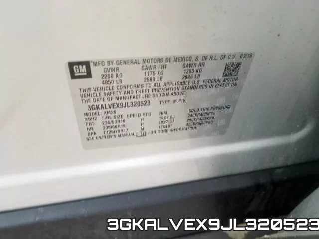 3GKALVEX9JL320523 фото 2