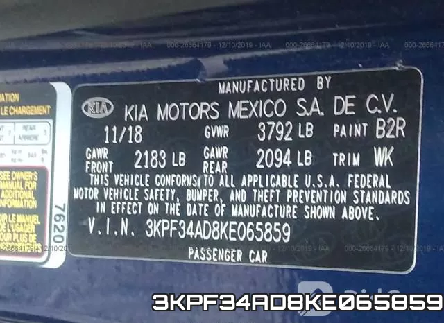 3KPF34AD8KE065859 фото 10