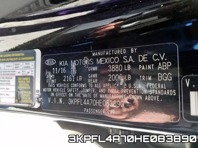 3KPFL4A70HE083890 фото 2