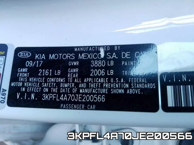 3KPFL4A70JE200566 фото 2