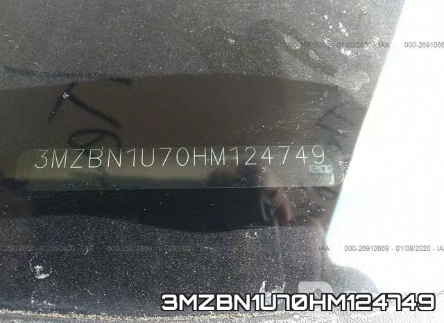 3MZBN1U70HM124749 фото 10