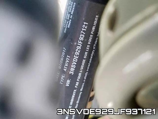3NSVDE929JF937121 фото 2