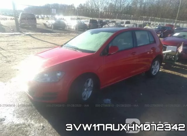 3VW117AUXHM072342 фото 3