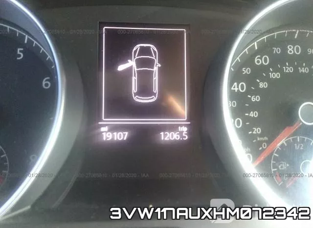 3VW117AUXHM072342 фото 8