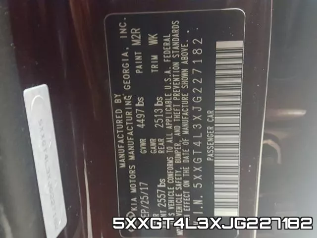 5XXGT4L3XJG227182 фото 2