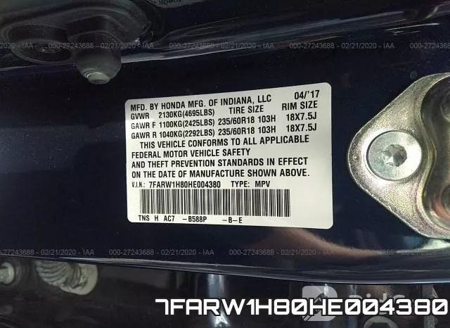 7FARW1H80HE004380 фото 10