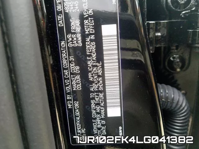 7JR102FK4LG041382 фото 2