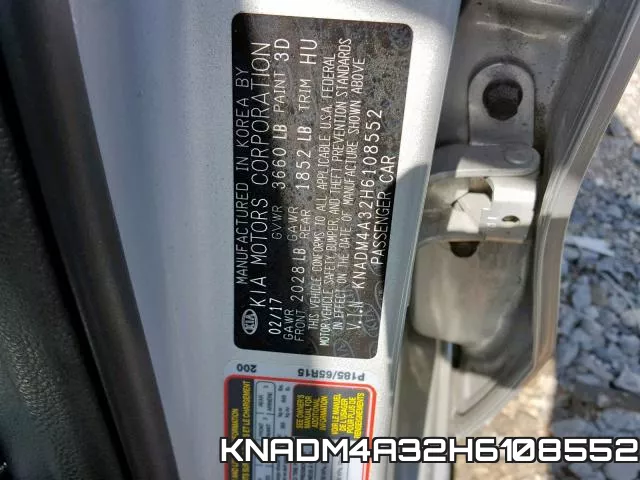 KNADM4A32H6108552 фото 2