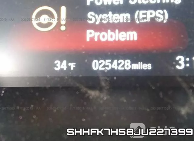 SHHFK7H58JU227399 фото 8