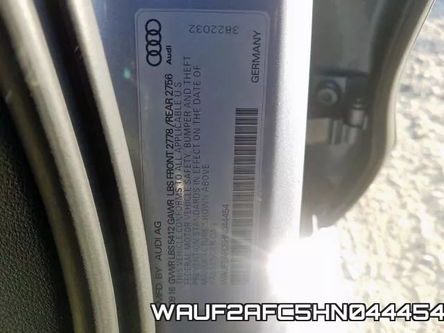WAUF2AFC5HN044454 фото 2
