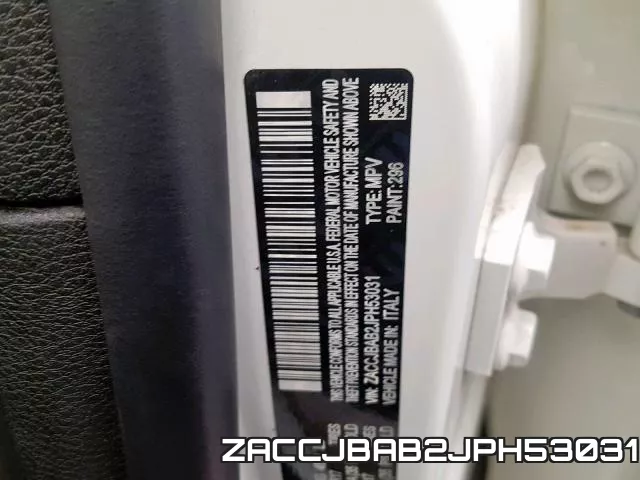 ZACCJBAB2JPH53031 фото 2