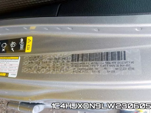 1C4HJXDN9LW230605 фото 2
