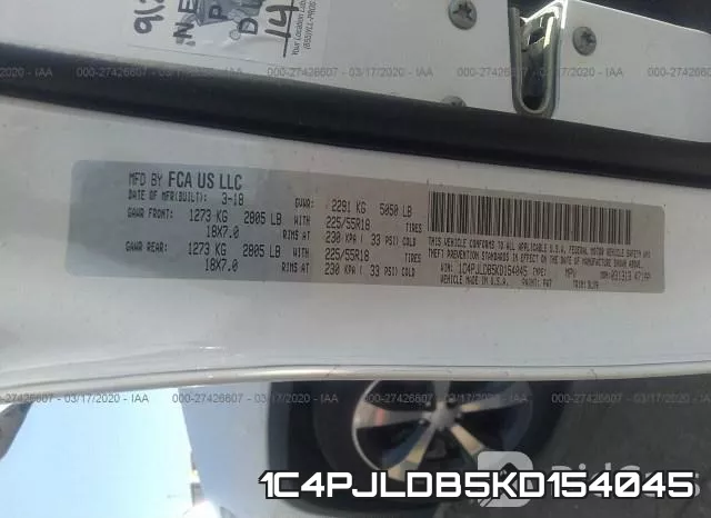 1C4PJLDB5KD154045 фото 10