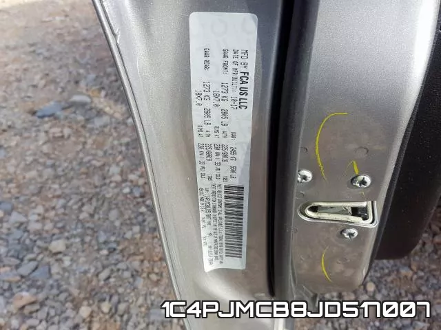 1C4PJMCB8JD517007 фото 2