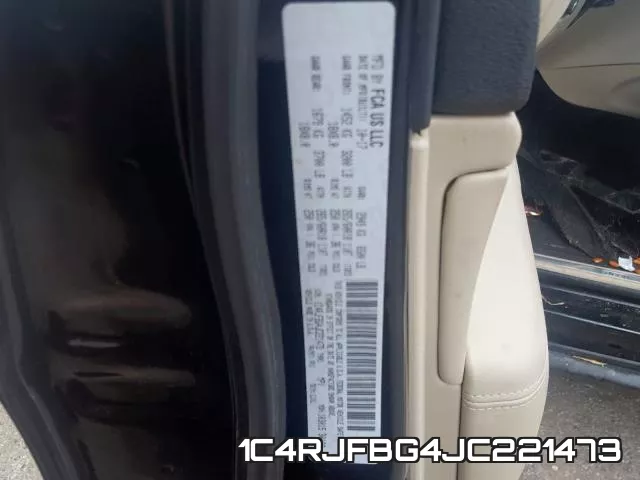 1C4RJFBG4JC221473 фото 2