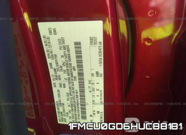 1FMCU0GD6HUC88181 фото 10