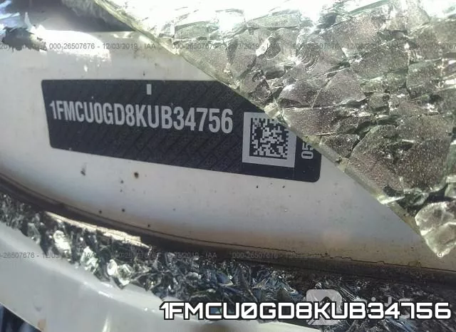 1FMCU0GD8KUB34756 фото 10