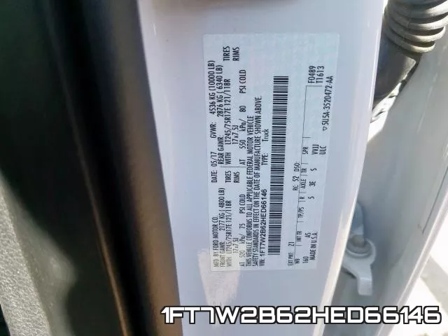 1FT7W2B62HED66146 фото 2