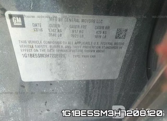 1G1BE5SM3H7208120 фото 10