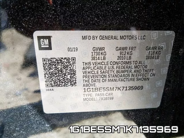 1G1BE5SM7K7135969 фото 2