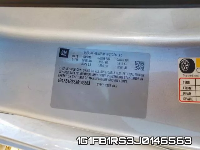 1G1FB1RS3J0146563 фото 2