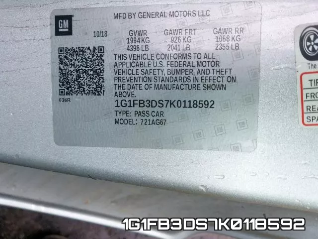 1G1FB3DS7K0118592 фото 2