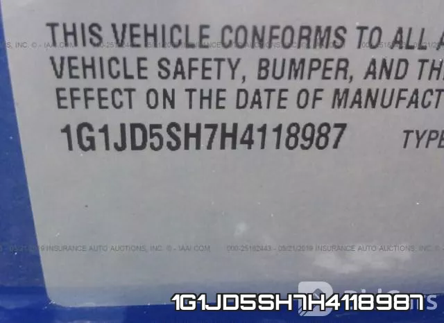 1G1JD5SH7H4118987 фото 10