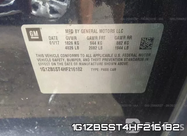 1G1ZB5ST4HF216182 фото 10