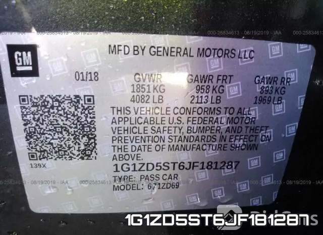 1G1ZD5ST6JF181287 фото 10
