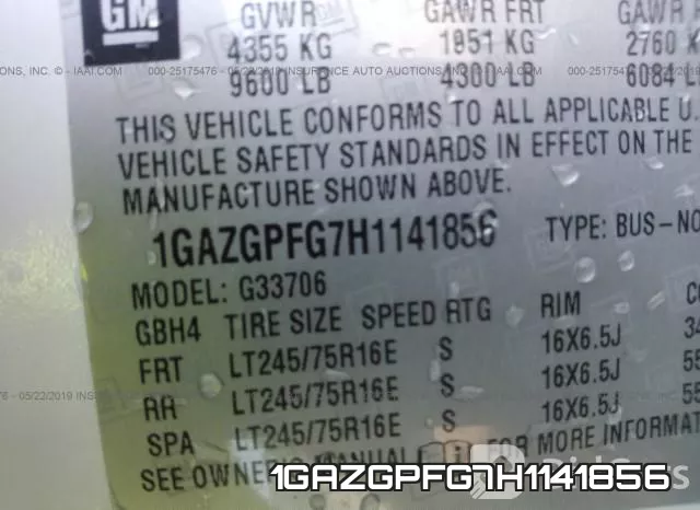 1GAZGPFG7H1141856 фото 10