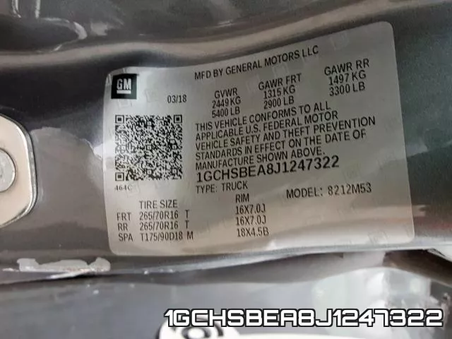 1GCHSBEA8J1247322 фото 2