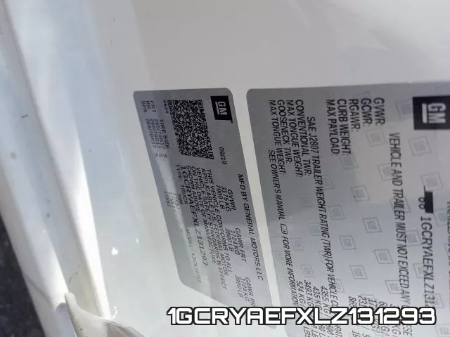 1GCRYAEFXLZ131293 фото 2