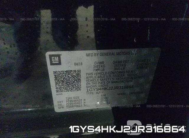 1GYS4HKJ2JR316864 фото 10