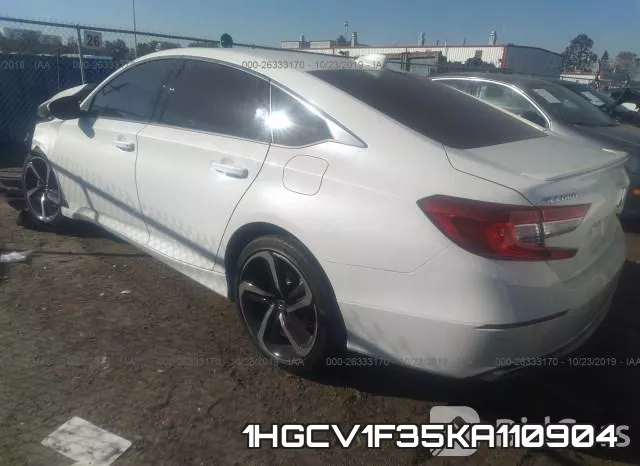 1HGCV1F35KA110904 фото 4