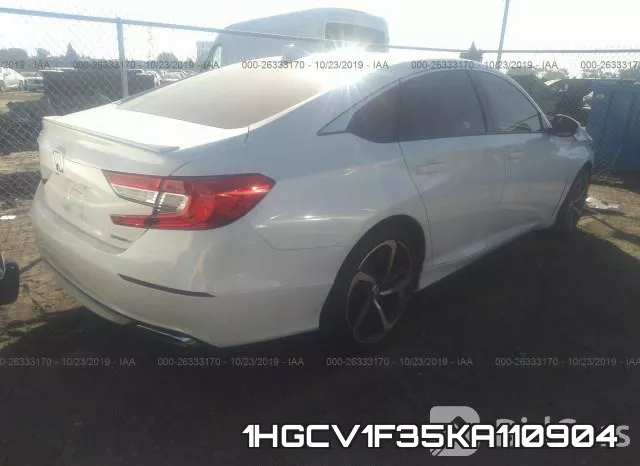 1HGCV1F35KA110904 фото 5