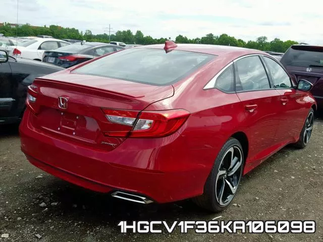 1HGCV1F36KA106098 фото 5