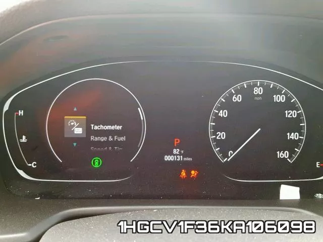 1HGCV1F36KA106098 фото 9