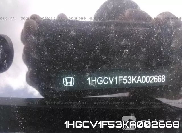 1HGCV1F53KA002668 фото 10