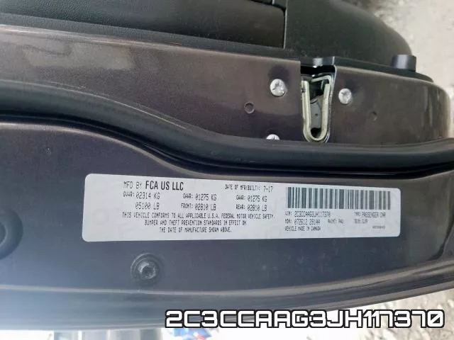 2C3CCAAG3JH117370 фото 2