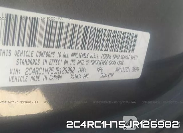 2C4RC1H75JR126982 фото 9