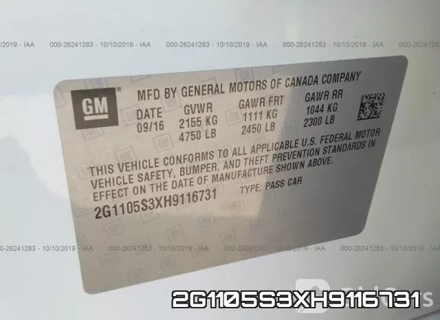 2G1105S3XH9116731 фото 10