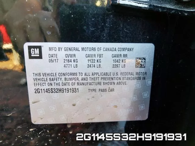 2G1145S32H9191931 фото 2