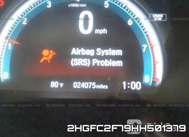2HGFC2F79HH501379 фото 8