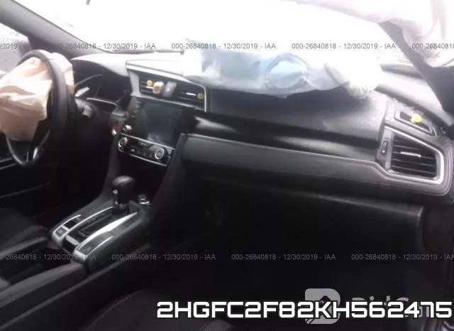 2HGFC2F82KH562475 фото 6