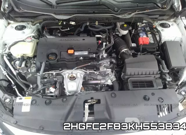 2HGFC2F83KH553834 фото 2