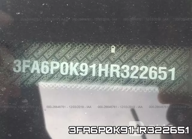 3FA6P0K91HR322651 фото 10
