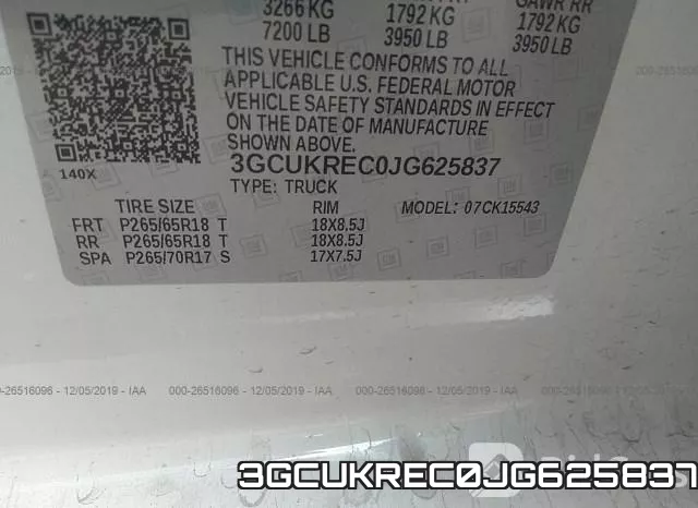 3GCUKREC0JG625837 фото 10