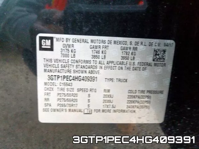 3GTP1PEC4HG409391 фото 2